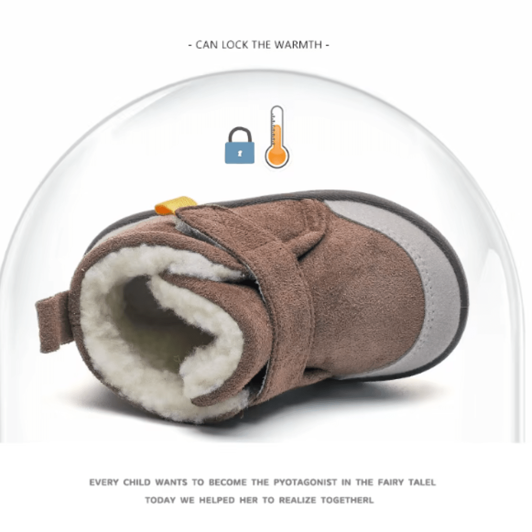 Quantiva™ Infant Winter Boots – Plush and Soft Sole Baby Snow Shoes