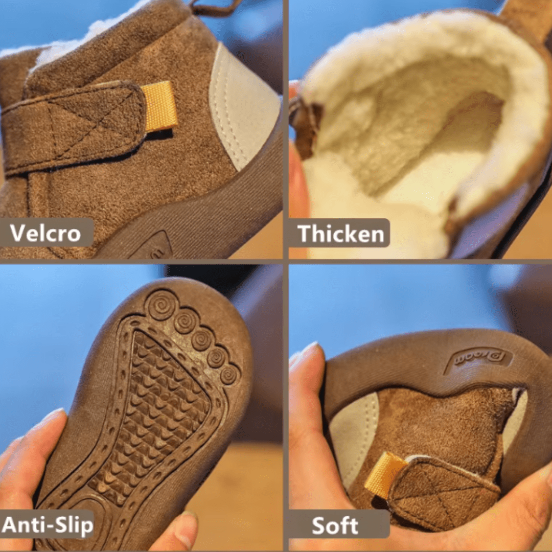 Quantiva™ Infant Winter Boots – Plush and Soft Sole Baby Snow Shoes